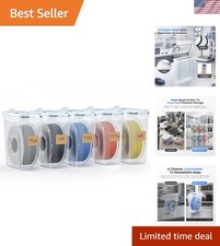 5-Pack 3D Printing Filament Storage Box - Moisture-Proof & Dust-Proof Solution picture