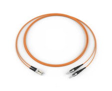 Corning LC/ST 62.5/125 Multimode Duplex Fiber Patch Cable 3ft--FREE SHIPPING picture
