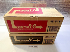Kyocera TK-562 Toner Lot (2) Black Magenta OEM NEW Sealed TK-562K TK-562M picture