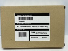 70061901 512MB Memory for OKI Printer C610/711/330/530/C831 Original OEM picture