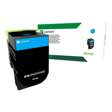 Lexmark 70C10C0 Cyan Return Program Toner 701C picture