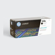 New Open Box HP 508X High Yield Black Original LaserJet Toner Cartridge, CF360X picture