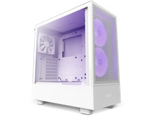 NZXT H5 Flow RGB CC-H51FW-R1 White ATX Mid Tower RGB Desktop Computer Case picture