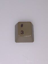 Apple iie IIE 2E KEY (#/3) Black Letters VINTAGE ORIGINAL Replacement Key picture