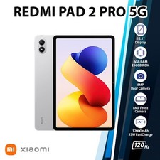 (5G) Xiaomi Redmi Pad 2 Pro 5G Android PC Tablet (8GB+256GB/SILVER/Octa Core) picture
