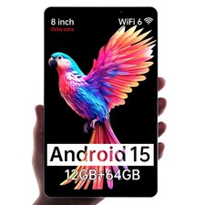 【2025 Android 15 M8 8 inch，8 core CPU, 12GB+64GB，2TB Expandable, HD IPS Displ... picture
