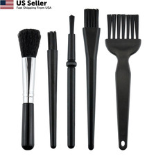 Juxiamal 5 PCS Mini Keyboard Cleaning Brushes Kit, PP Handle Nylon Anti Black picture