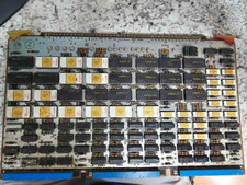 Vintage Sperry Rand Univac Mainframe Control Board Gold IC Rare Piece Of History picture