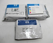 Set of 2 - Genuine OEM HP 10 C4844A Black Ink Cartridge New Expired picture