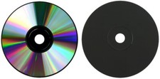 10-Pak DIGITAL-AUDIO Shiny-Silver/BLACK Colored CDR-DA 80-Min CD-R's picture