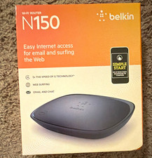Belkin N150 Router 150 Mbps Wi-Fi, 4 LAN Ports, Parental Controls, QoS picture