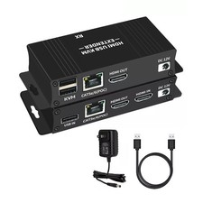 Plug & Play 60M HDMI KVM Extender Over Ethernet Cat5e/6 HDMI USB RJ45 Extender picture