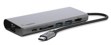 Belkin  USB-C Multimedia Hub, 6-in-1 Multi-Port Docking Station NEW IN BOX picture