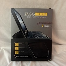 ZAGG Profolio+ Bluetooth Keyboard Ultra Thin Case, Backlit Keys - New, Open Box picture