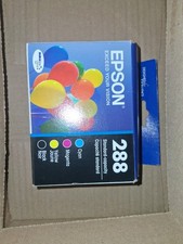 Genuine Epson 288 Color Combo Pack Ink Cartridges T288520-S 3 BLACKS  NEW FRESH picture