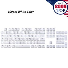 A full set G915 109 key caps White for Logitech G813 G913 G815 G915 Keyboard picture