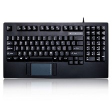 Adesso AKB425UB EasyTouch 1U Design Rackmount TouchPad 104-Key Keyboard USB picture