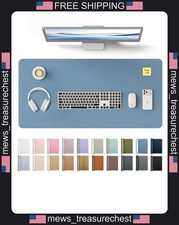 Leather Desk Protector Large Mouse Pad Non-Slip Waterproof Surface picture