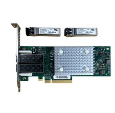 QLE2692 QLOGIC/DELL dual port 16 Gbit PCIe 3.0 HBA 0CK9H1 CK9H1 WITH SFP'S picture