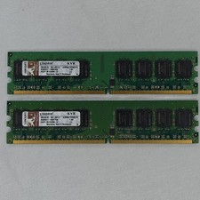 Kingston 2GB (2x1GB) DDR2 DIMM PC2-5300 240-Pin Non-ECC KVR667D2N5/1G picture
