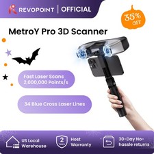 Revopoint MetroY PRO 3D Laser Scanner For 3D Print 34Line Wireless Handheld Scan picture