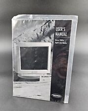 Vintage MICRON ELECTRONICS 700FGx Digital Color Monitor/Manual P/N:MAP001301-00 picture