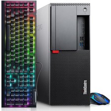Lenovo M720 Gaming PC i5-8th 32GB 512GB SSD AMD RX-550 RGB-KB&M Wi-Fi Windows 11 picture