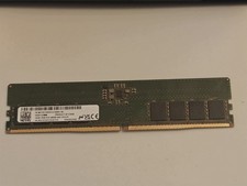 Micron 16GB DDR5-4800 UDIMM 1Rx8 PC5-4800B-UA0-1010-XT MTC8C1084S1UC48BA1 BC picture