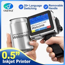Portable Handheld Inkjet Printer 12.7mm HD Touch Screen 28 Languages picture