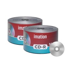 100 Pack Imation CD-R 52X 700MB/80Min Branded Logo Blank Media Recordable Disc picture