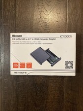 ICY DOCK MB705M2P-B NVMe M.2 SSD to 2.5 inch NVMe U.2 SSD Adapter picture