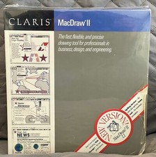 VNTG - CLARIS - MacDraw II - for Apple Macintosh N 📦  l👁️👁️k picture