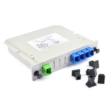 SC/UPC Connecter Single Mode Fiber Optical PLC Splitter 1*4 1x4, 1 to 4 Module G picture