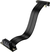 PCIe X1 4.0 Riser CablePCI-Express 1X Male to Female Extension Cable PCI-e Ex... picture