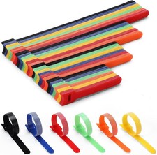 150PCS Cable Ties, 4+6+8+10 inch Multi-Colour Straps for Cable Management, Adjus picture