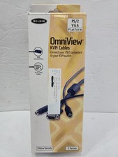 BELKIN F1D9000-10 OMNIVIEW Keyboard-Video-Mouse KVM PS/2 CABLES – 10ft (3m) picture