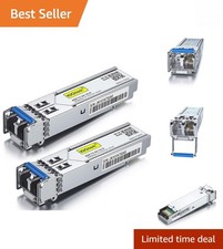 1.25G SFP Transceiver 1000Base-LX 1310nm, 10km - Pack of 2 for Network Upgrades picture