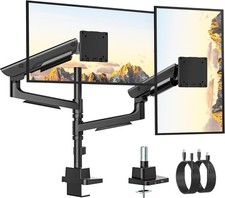 monTEK Heavy Duty Dual Ultrawide Monitor Arm Desk Mount for 17-57