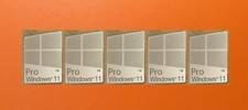 5 PCS Sticker for Window 11 Pro Silver Color Badge Logo Decal Win 11 16mm x 23mm picture