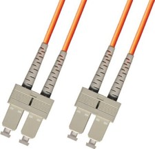 8M OM1 Multimode Duplex Fiber Optic Cable 62.5/125 SC Orange Patch Cable Network picture