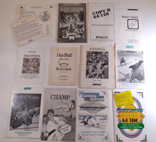 Commodore 64 128 Game Manual Lot Karate Champ Quantum Link Ace of Aces Hardball picture