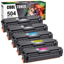 5 Pack CLT-K504S 504 Toner Cartridge Set for Samsung Sl-C1860FW Sl-C1810W C1810 picture