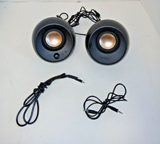 Creative Pebble X 2.0 Bluetooth Speaker System 15 W RMS Black - TESTED - WORKS picture