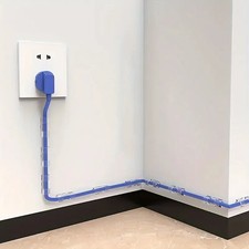 Clear Plastic Cable Clips - Transparent Wire Organizers for Wall & Desk Cable Ma picture
