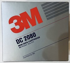 Box of 5 NEW 3M mini data cartridge tapes 80 Mbytes  DC 2080 BRAND NEW SEALED picture