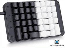 Koolertron 44 Keys Programmable Mechanical Keyboard with OEM Gateron Blue Switch picture