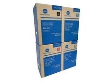 Genuine Konica Minolta TNP79 CMYK Toner Cartridges Set Bizhub C3350i / C4050i picture