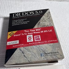 DOS 5.0 Vintage Collectible Digital Research 5.25