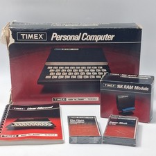 Timex Sinclair 1000 Personal Computer CIB W 2 New Games & 16K Ram Module picture
