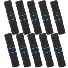 10PCS M23 Shielded RJ45 Waterproof Cat5/5e/6 8P8C Connector black picture